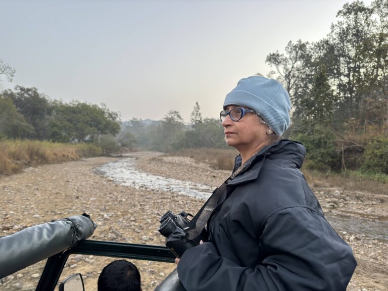 Safari Lab Guests Mr & Mrs. Pandit at Bijrani, Jim Corbett