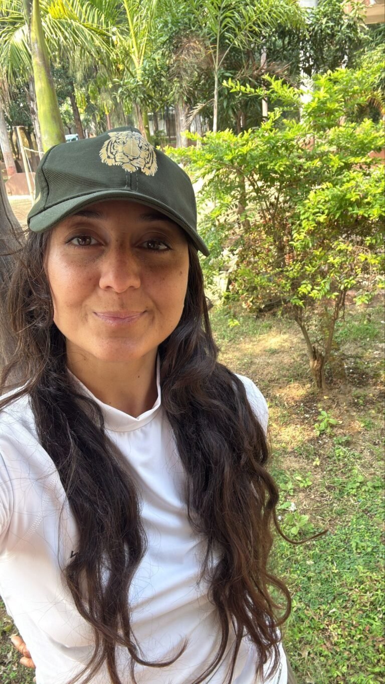 Safari Lab guest Elena at Tadoba — November 2025