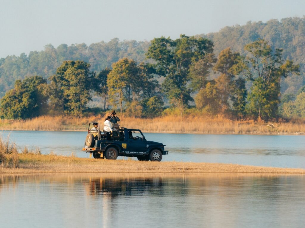 How many tiger safaris should you book in india? Safari road through the forest in Sanjay Dubri Tiger Reserve